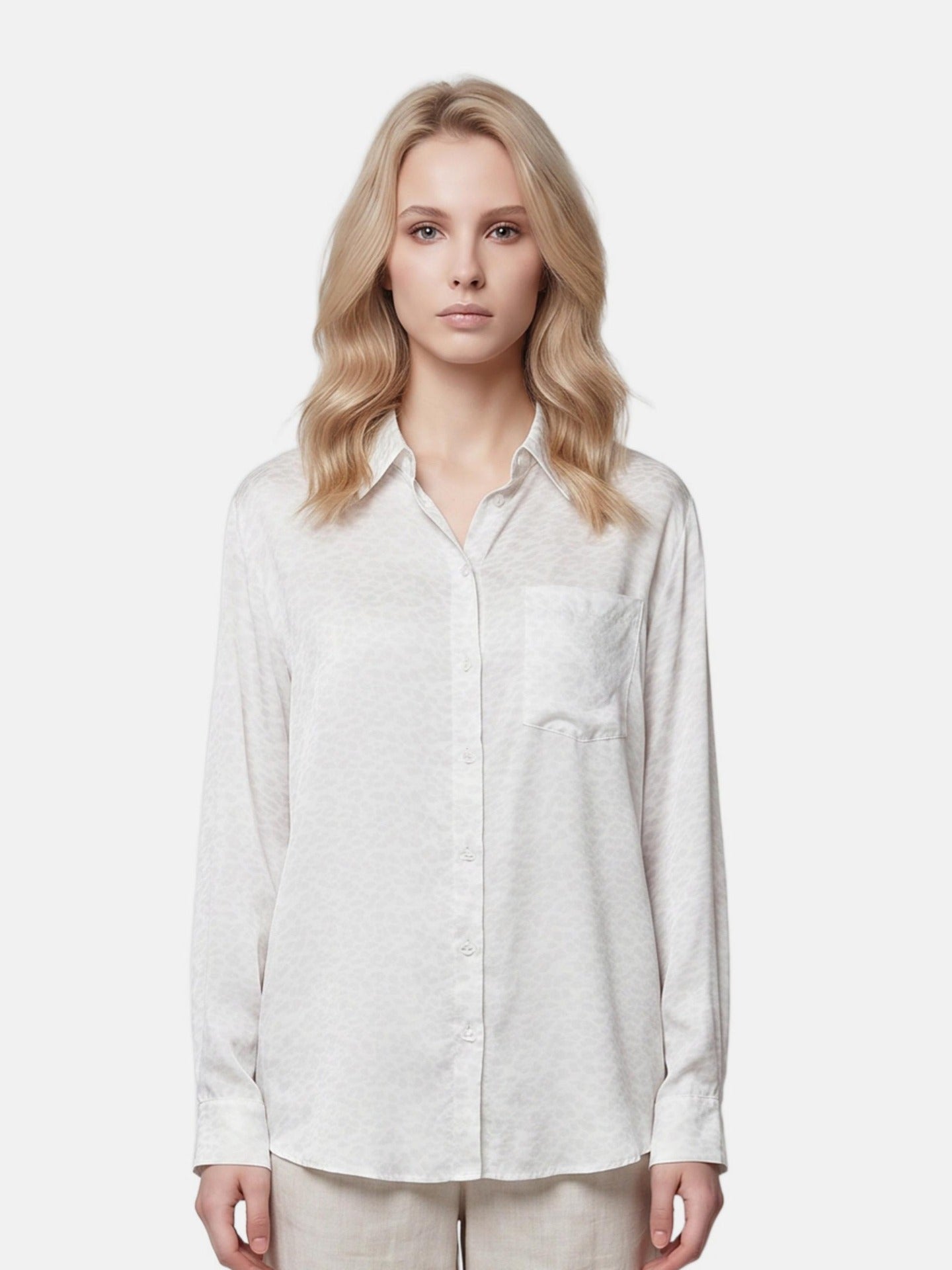 Blusa in 75% Viscosa 25% Poliester Grigio