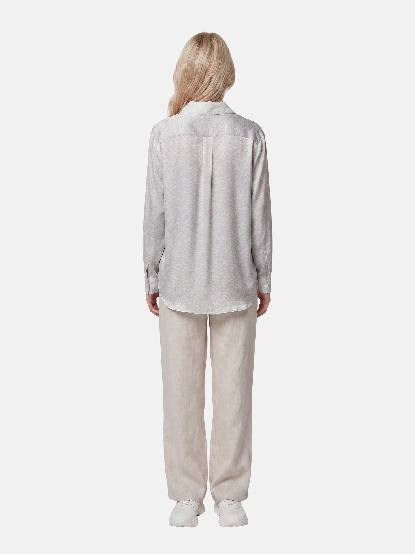 Blusa in 75% Viscosa 25% Poliester Grigio