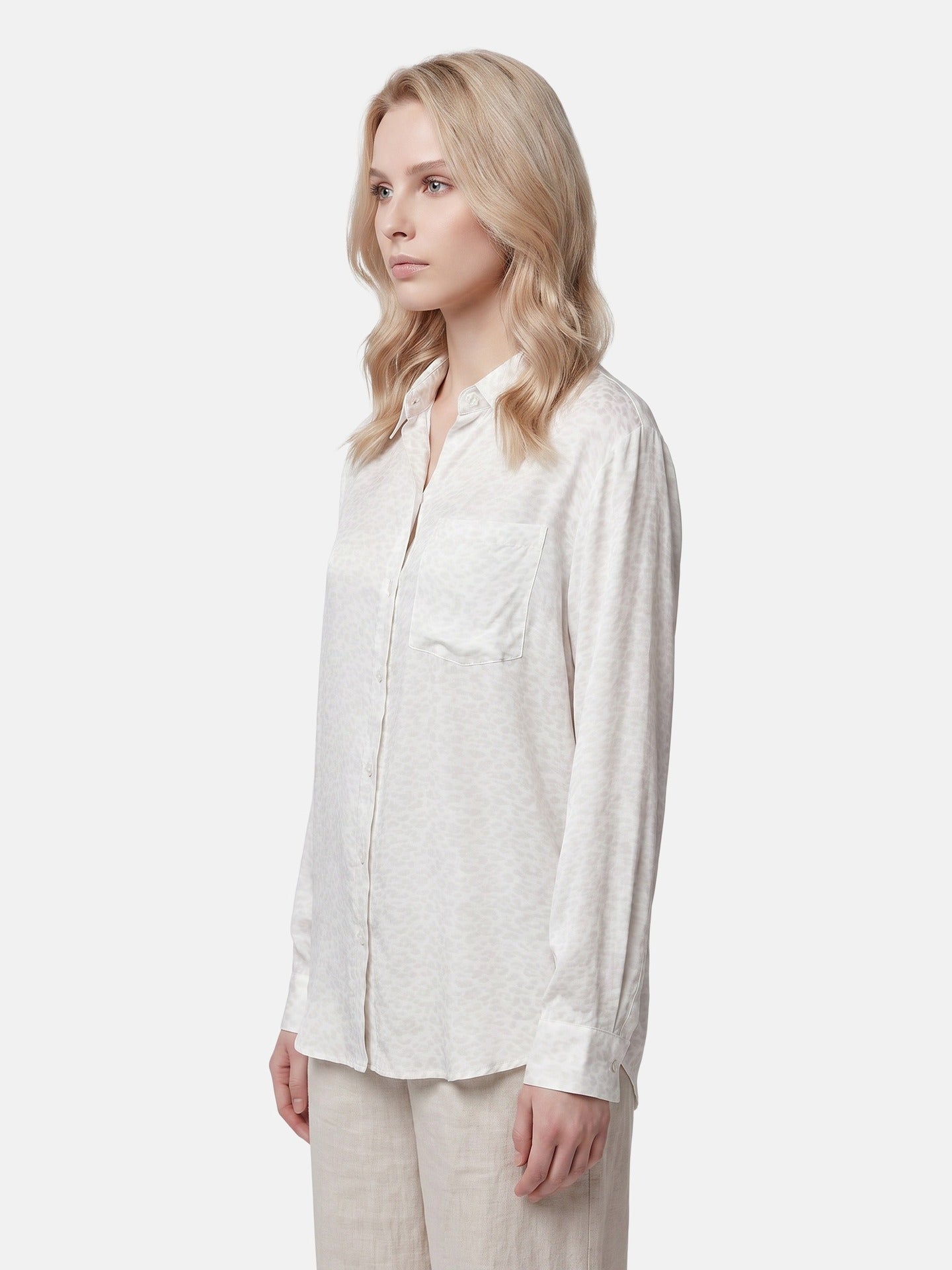 Blusa in 75% Viscosa 25% Poliester Grigio