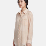 Blusa in 70% Tencel 20% Poliammide 10% Poliester Beige