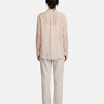 Blusa in 70% Tencel 20% Poliammide 10% Poliester Beige