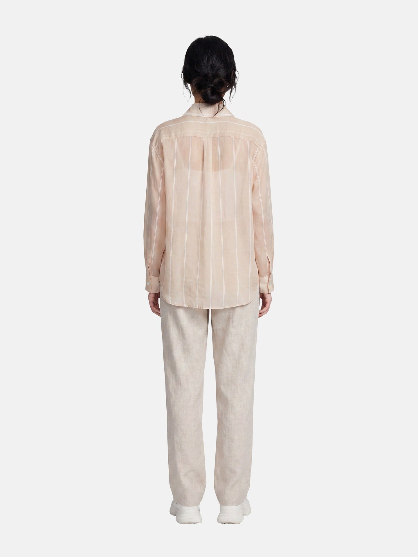 Blusa in 70% Tencel 20% Poliammide 10% Poliester Beige