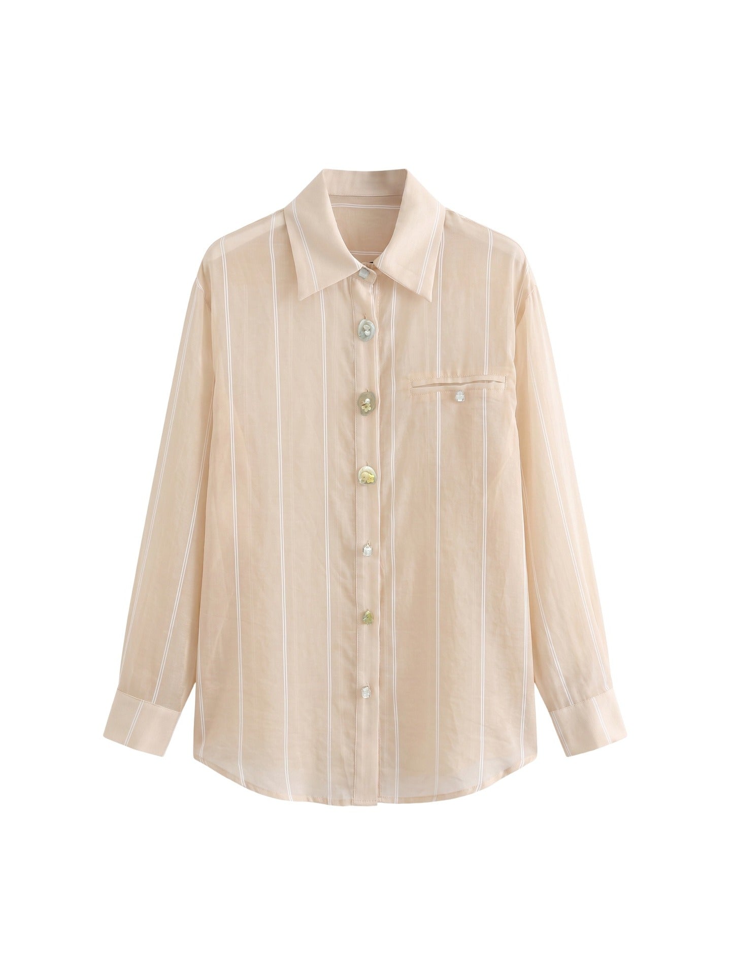 Blusa in 70% Tencel 20% Poliammide 10% Poliester Beige