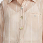 Blusa in 70% Tencel 20% Poliammide 10% Poliester Beige