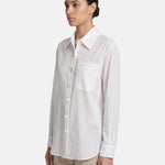 Blusa in 70% Tencel 20% Poliammide 10% Poliester Bianco