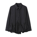 Blusa in Cotone Nero