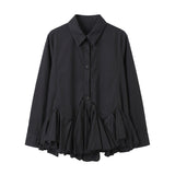 Blusa in Cotone Nero