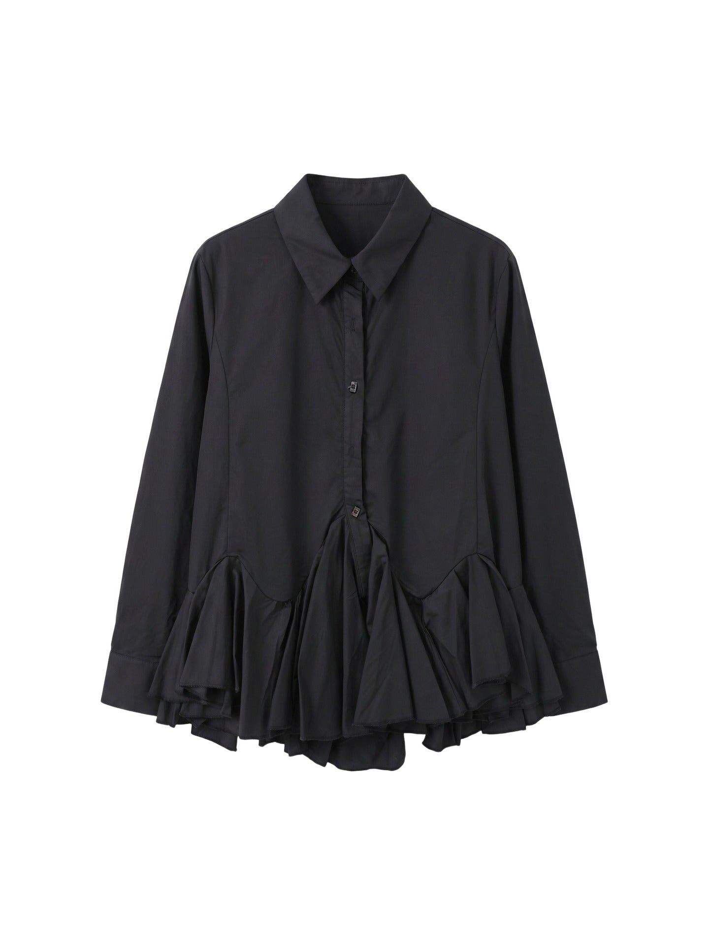 Blusa in Cotone Nero