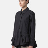 Blusa in Cotone Nero