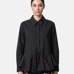 Blusa in Cotone Nero