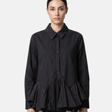 Blusa in Cotone Nero