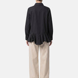 Blusa in Cotone Nero