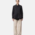 Blusa in Cotone Nero