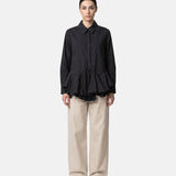 Blusa in Cotone Nero