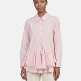 Blusa in Cotone Rosa