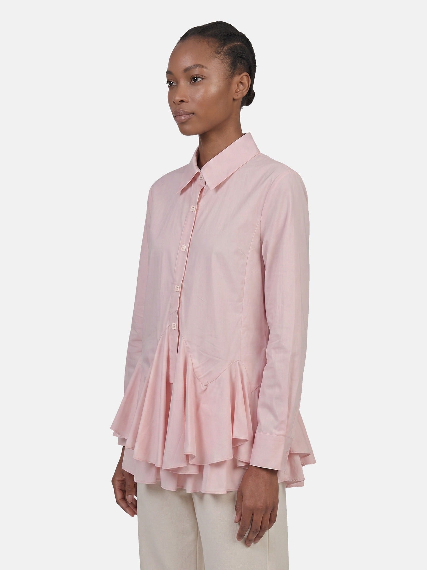 Blusa in Cotone Rosa