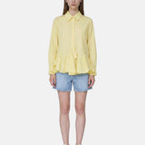 Blusa in Cotone Giallo