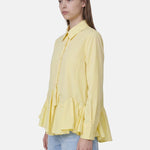 Blusa in Cotone Giallo