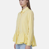 Blusa in Cotone Giallo