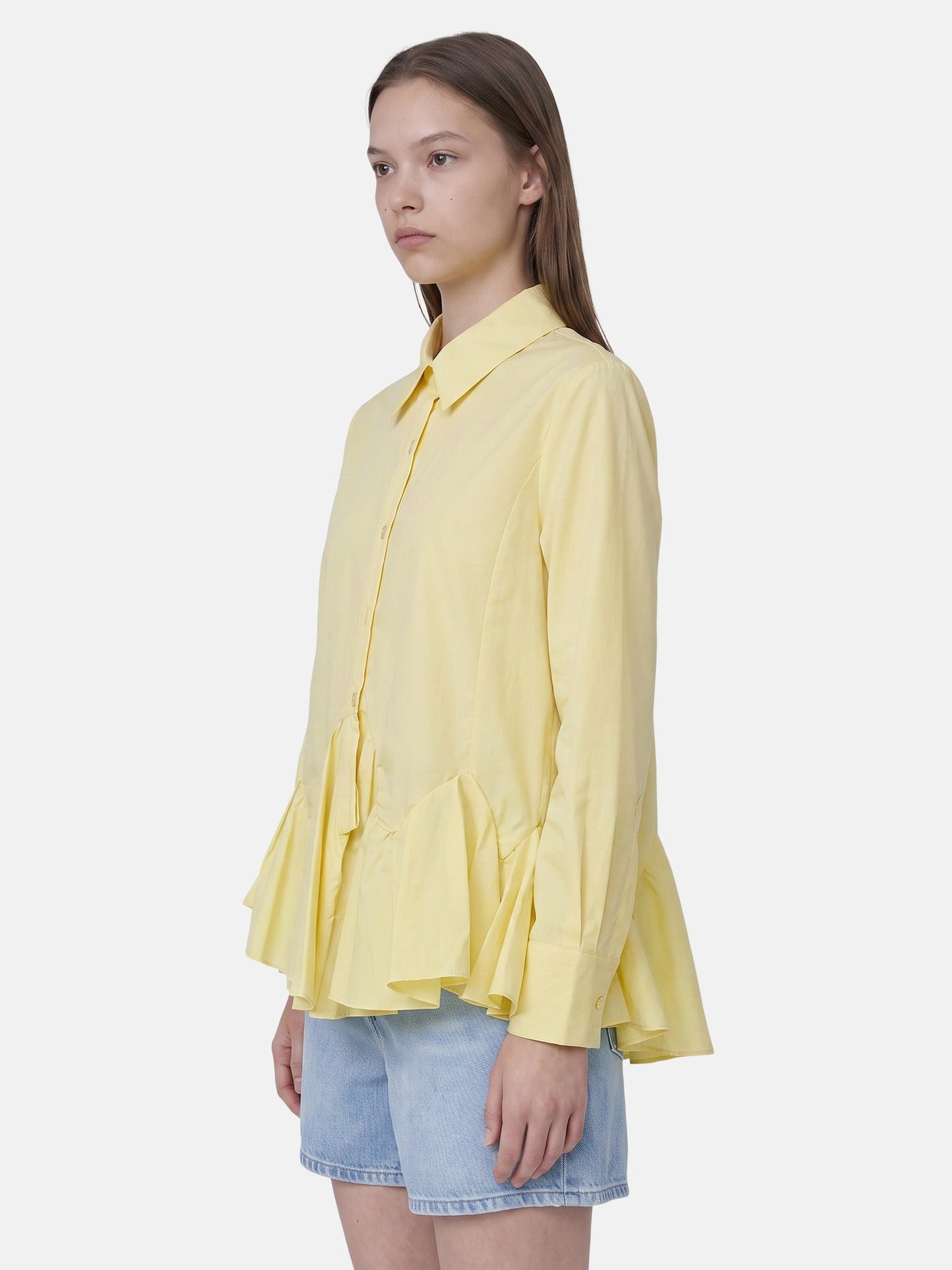 Blusa in Cotone Giallo