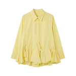 Blusa in Cotone Giallo