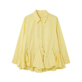 Blusa in Cotone Giallo