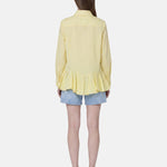 Blusa in Cotone Giallo
