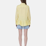 Blusa in Cotone Giallo