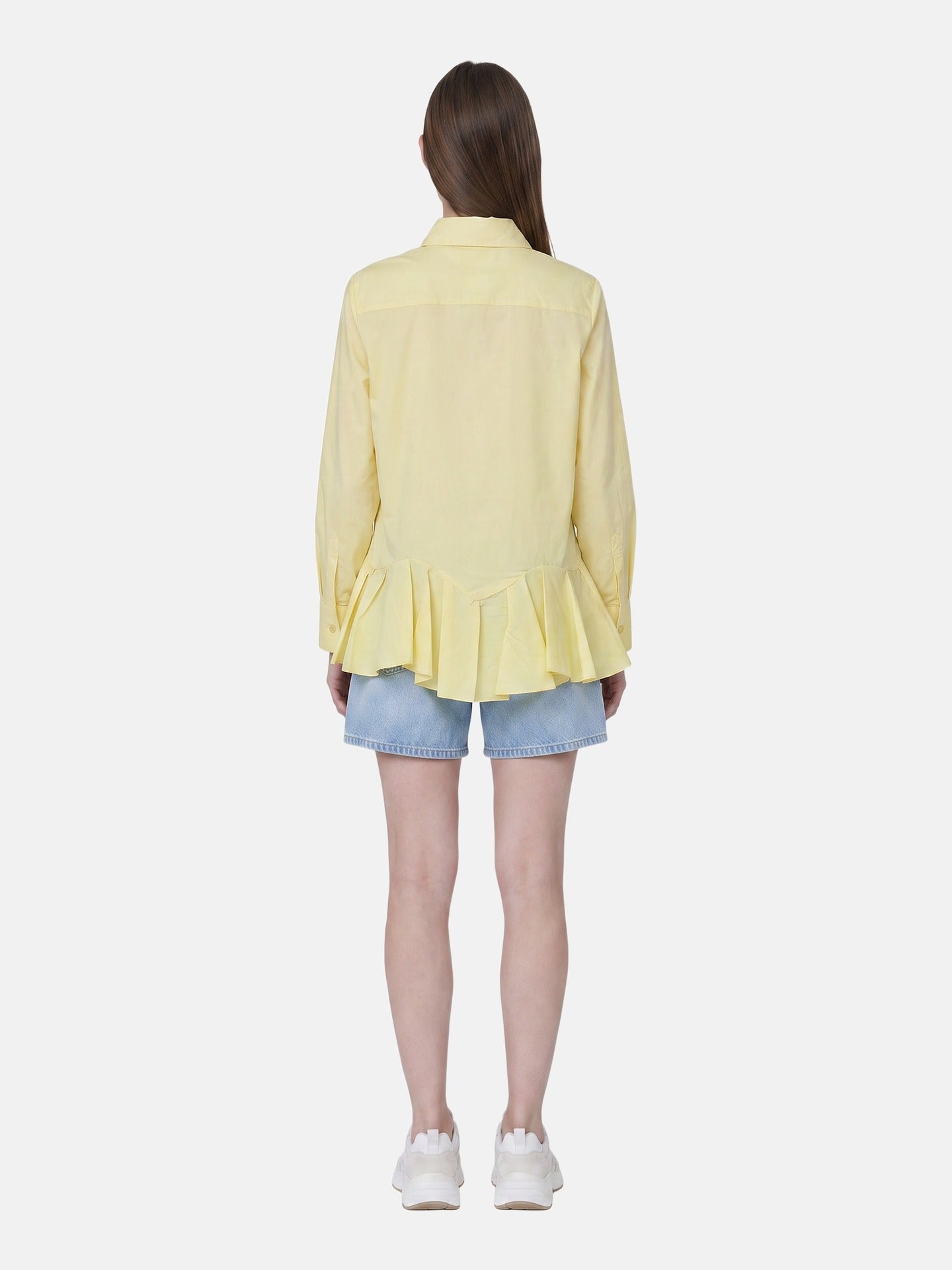Blusa in Cotone Giallo