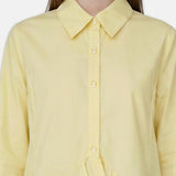Blusa in Cotone Giallo