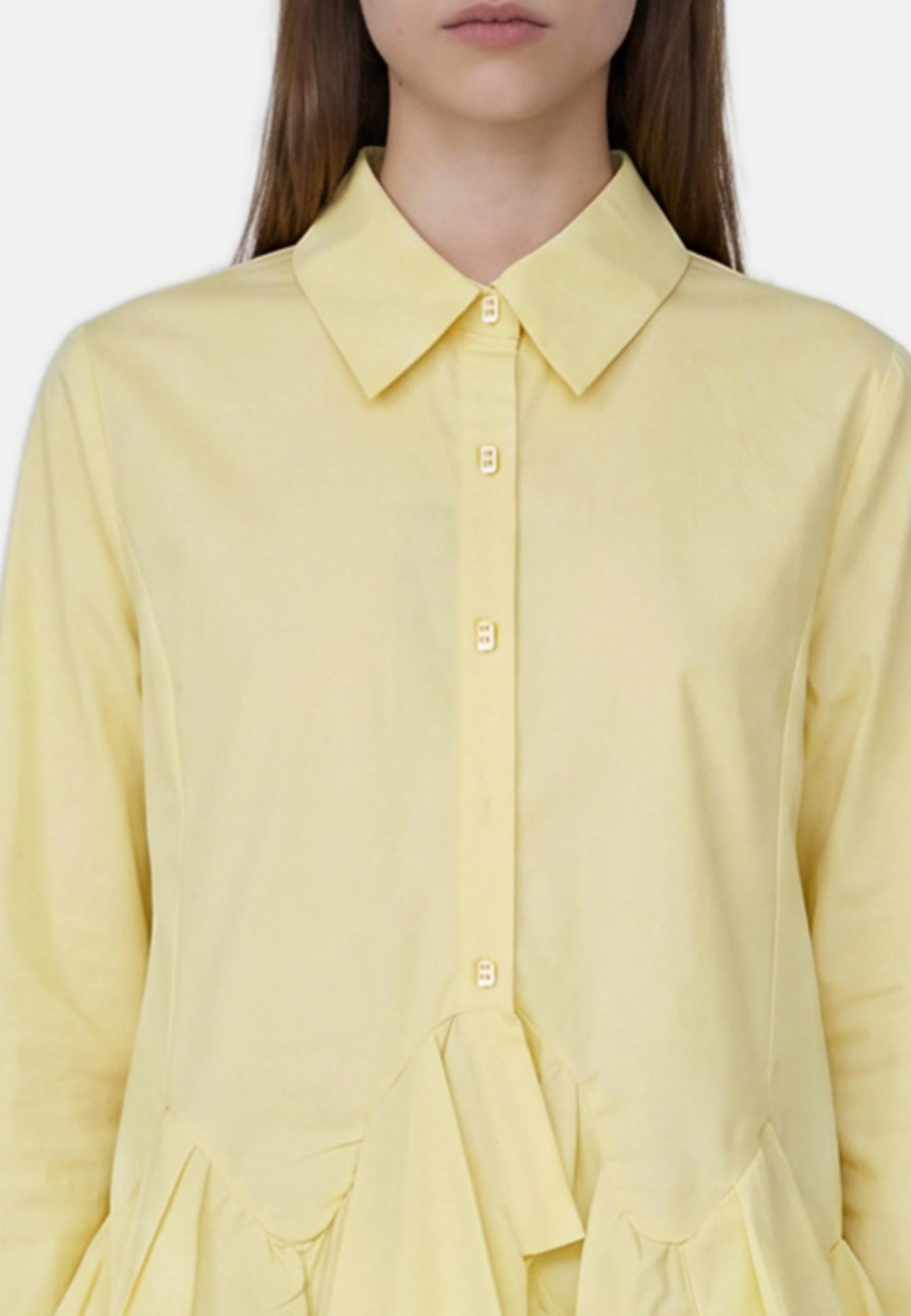 Blusa in Cotone Giallo