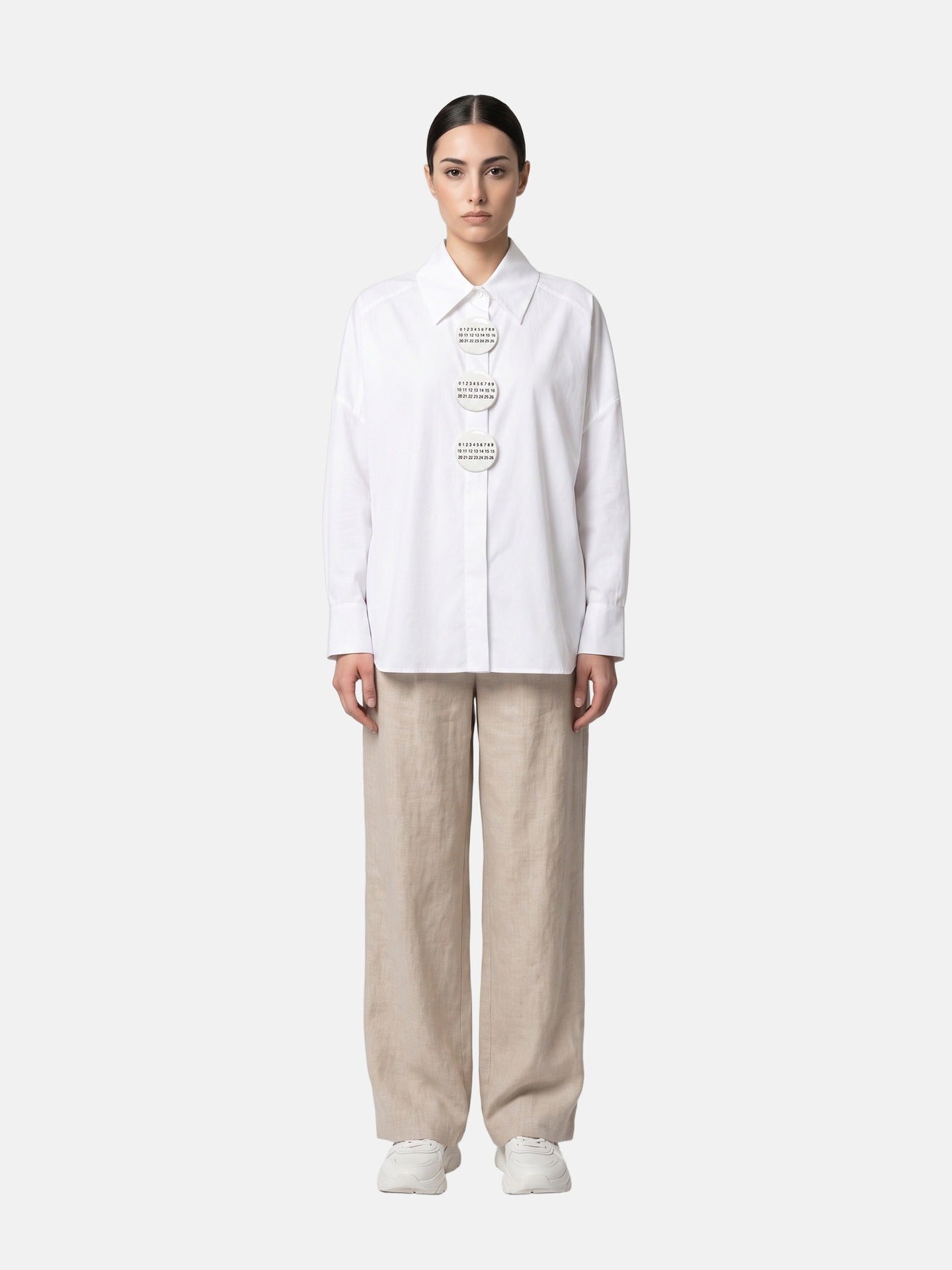 Blusa in Cotone Bianco