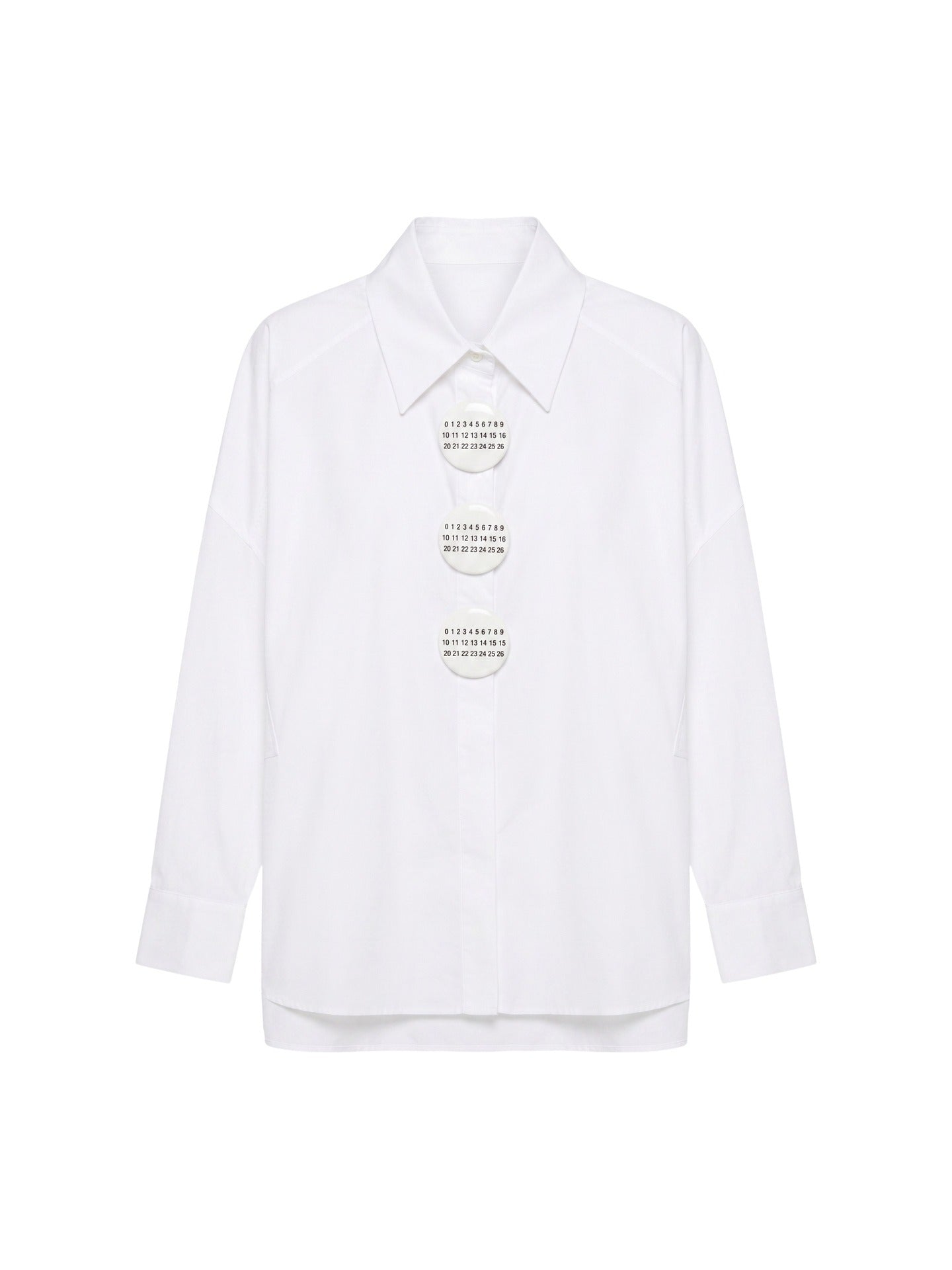 Blusa in Cotone Bianco