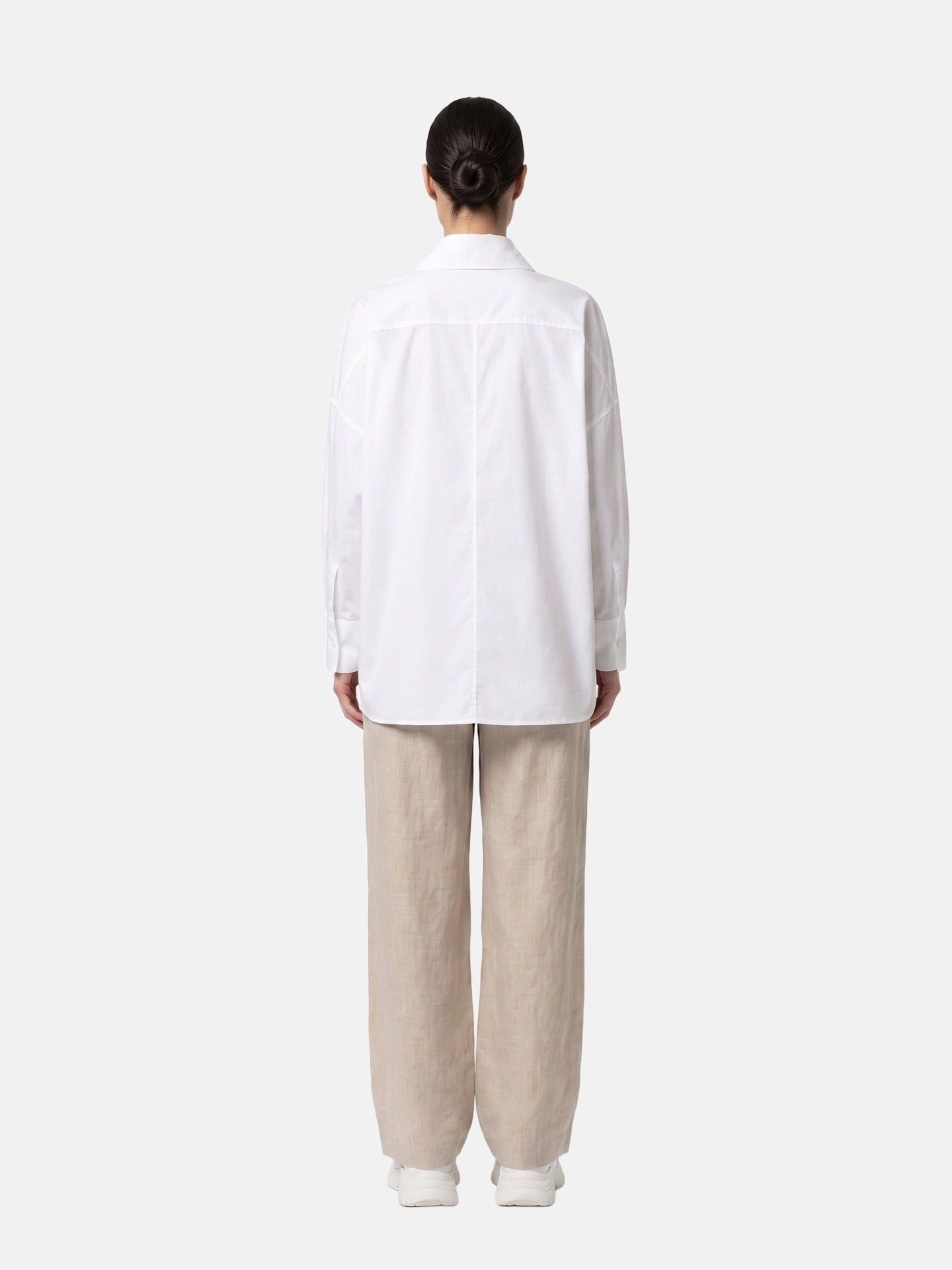 Blusa in Cotone Bianco