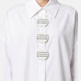 Blusa in Cotone Bianco