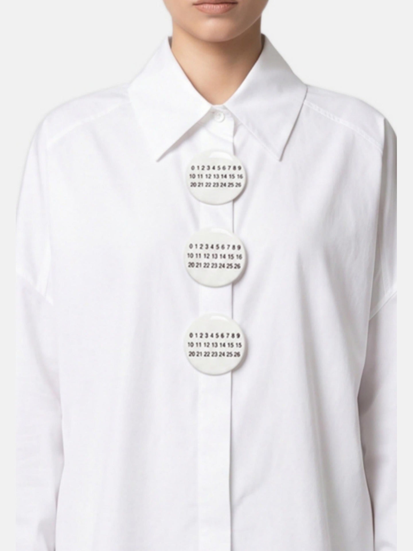 Blusa in Cotone Bianco
