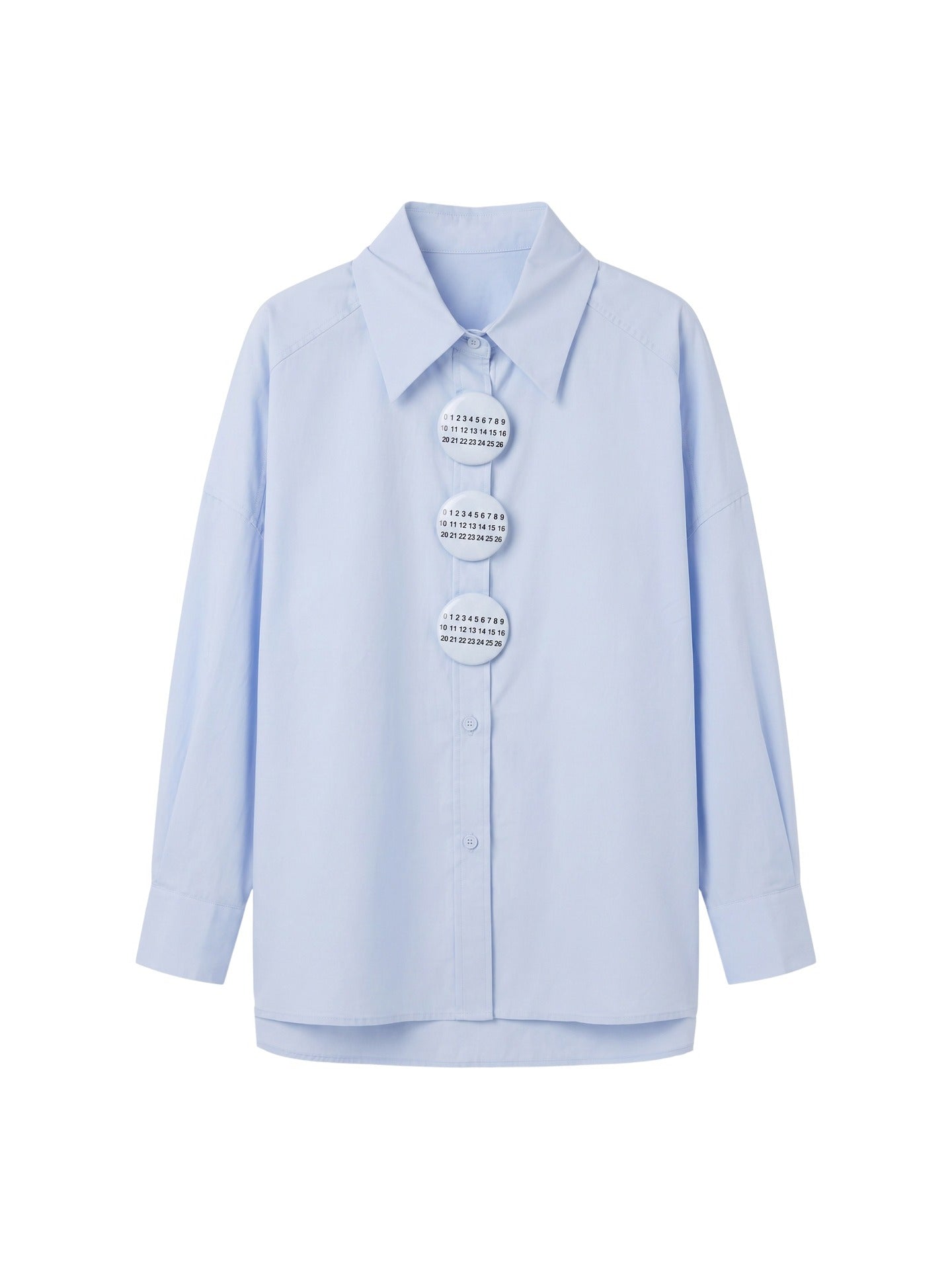 Blusa in Cotone Blu