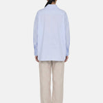 Blusa in Cotone Blu