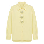 Blusa in Cotone Giallo