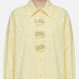 Blusa in Cotone Giallo