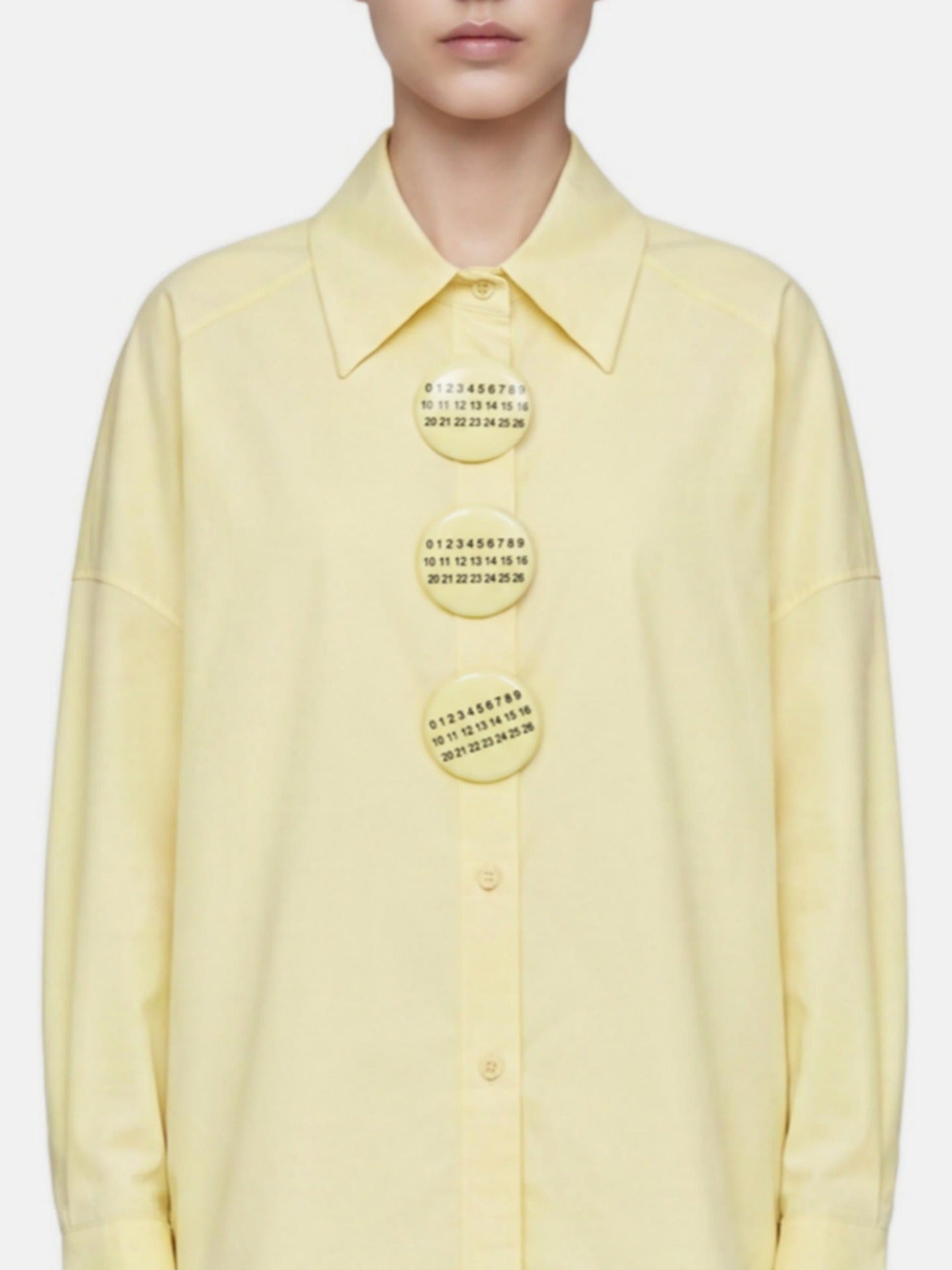 Blusa in Cotone Giallo