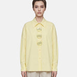Blusa in Cotone Giallo