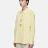 Blusa in Cotone Giallo