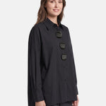 Blusa in Cotone Nero
