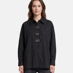 Blusa in Cotone Nero
