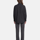 Blusa in Cotone Nero