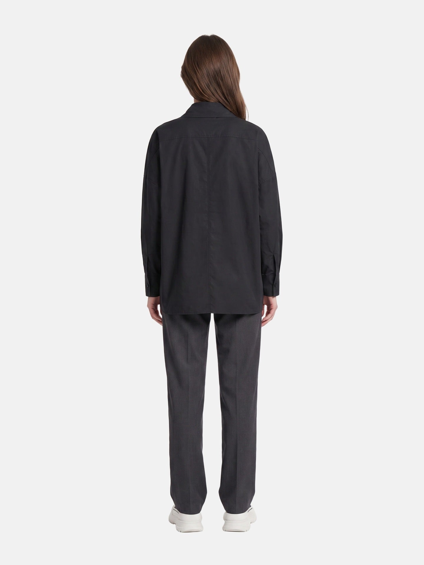 Blusa in Cotone Nero