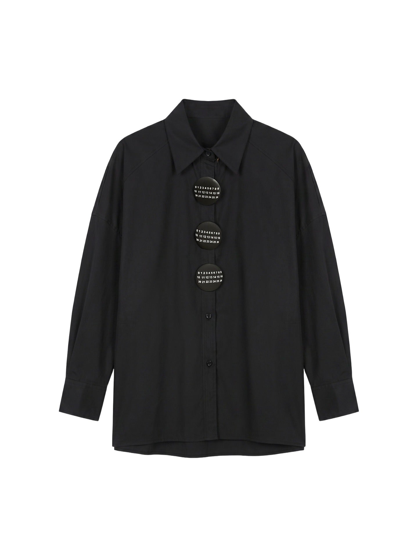 Blusa in Cotone Nero