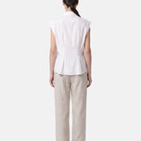 Blusa in 86 Lyocell 14 Poliestere Bianco