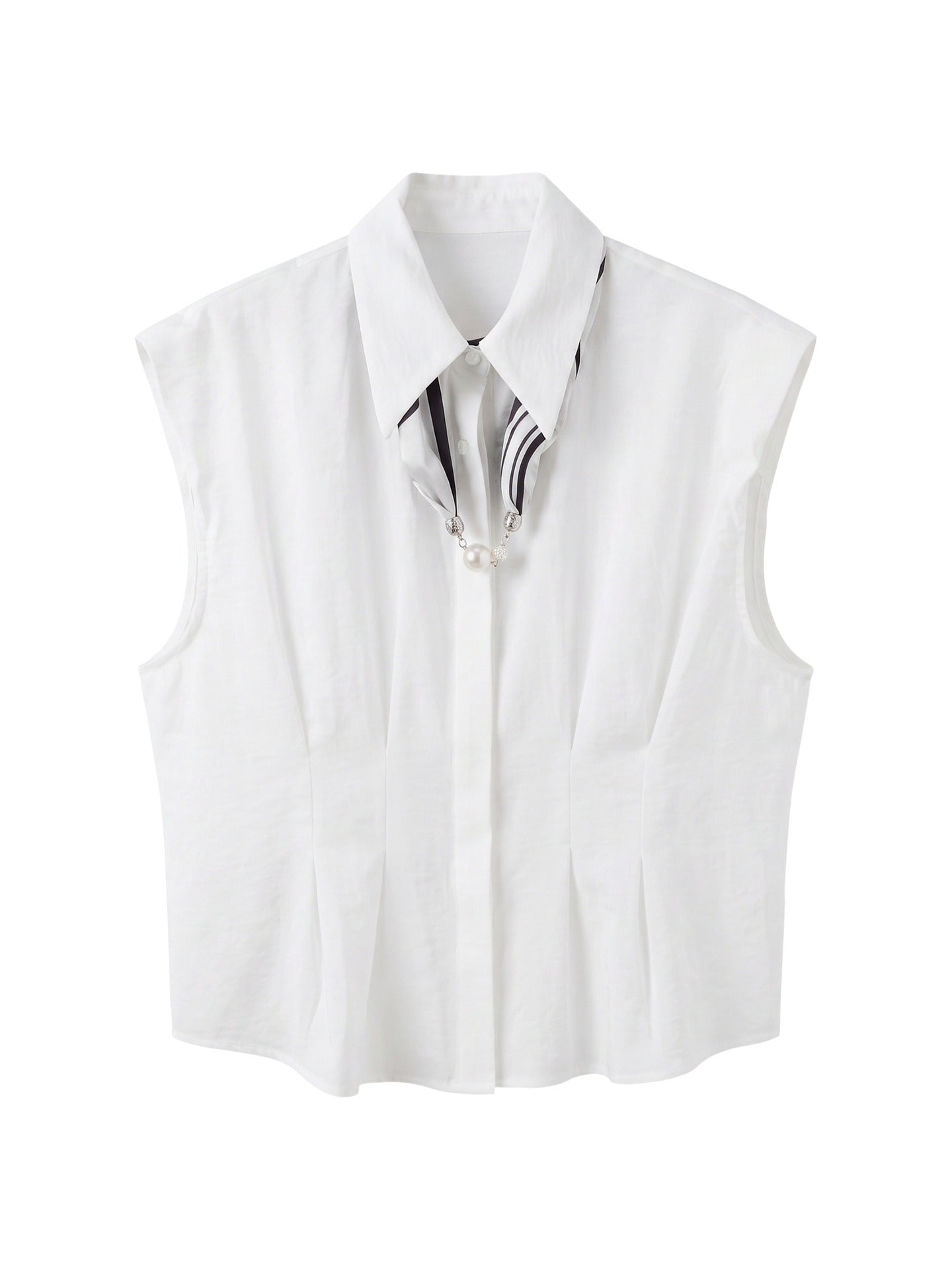 Blusa in 86 Lyocell 14 Poliestere Bianco